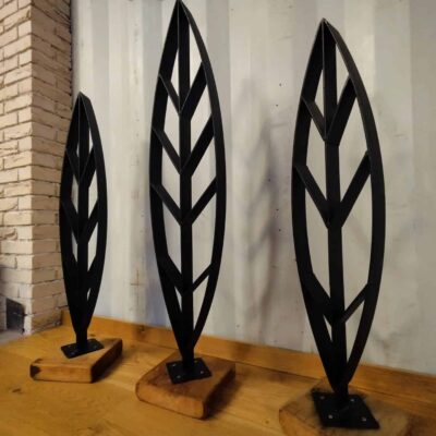 metalo dekoracijos interjerui